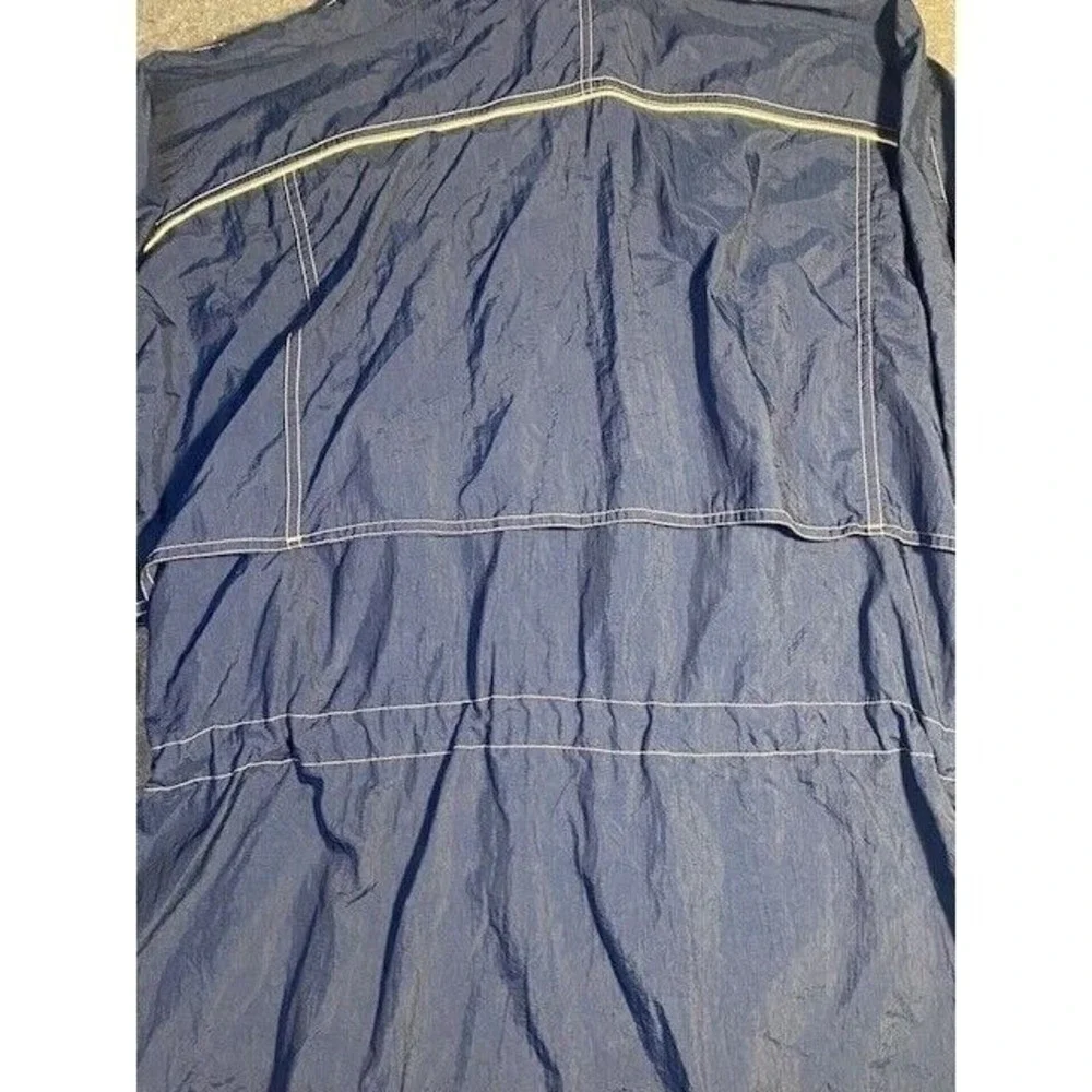 REEBOK VINTAGE Zip Up WINDBREAKER‎ Jacket Men's LARGE BLUE
